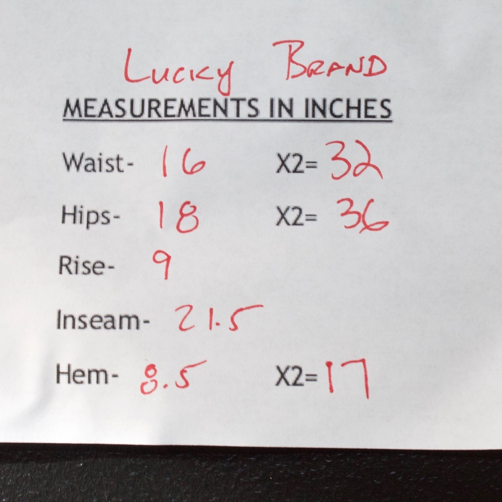 Lucky Brand Crop Jeans Size 8 - Picture 8 of 8